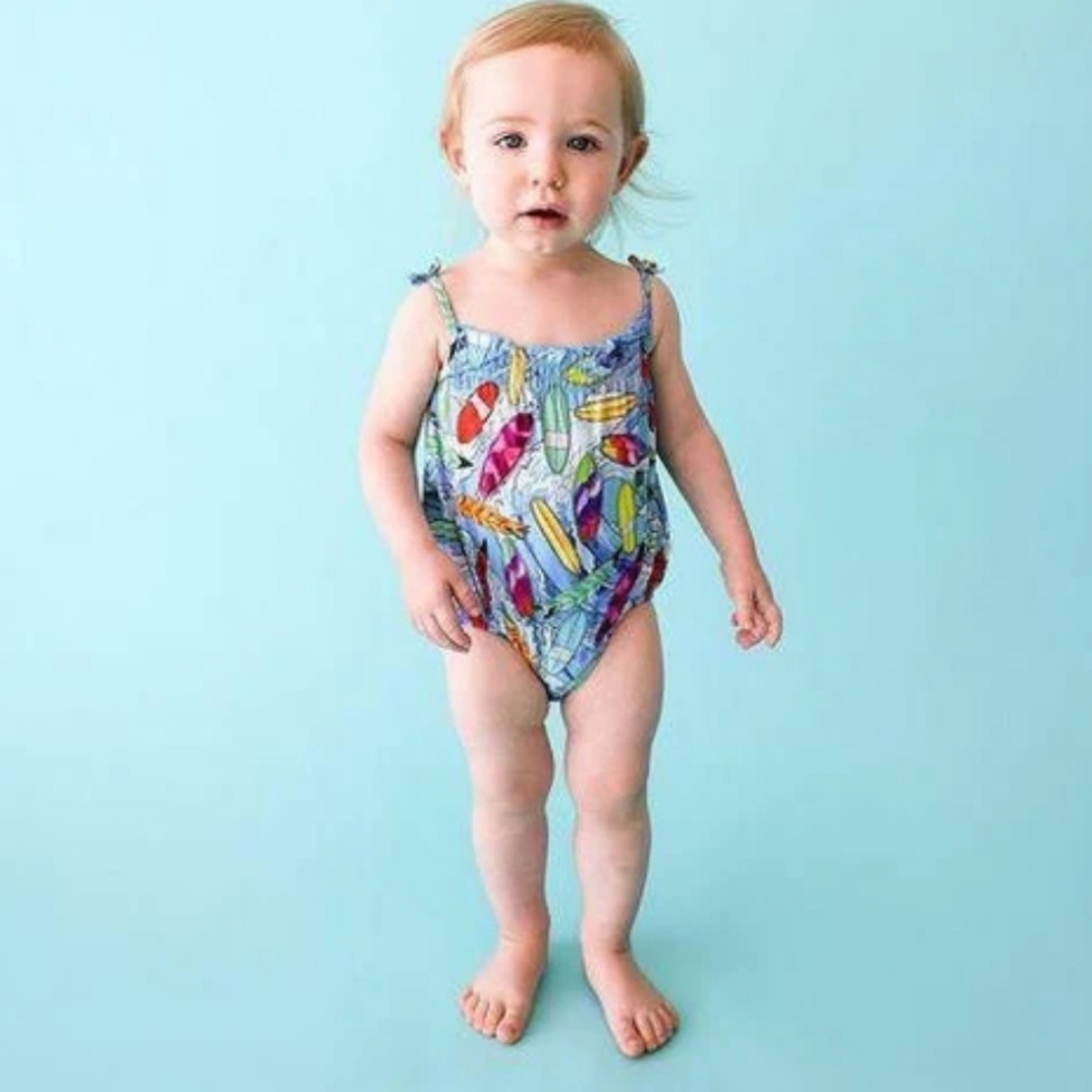 Posh Peanut Bamboo Spaghetti Strap onesie